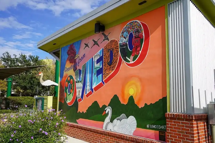 Oviedo mural exterior wall