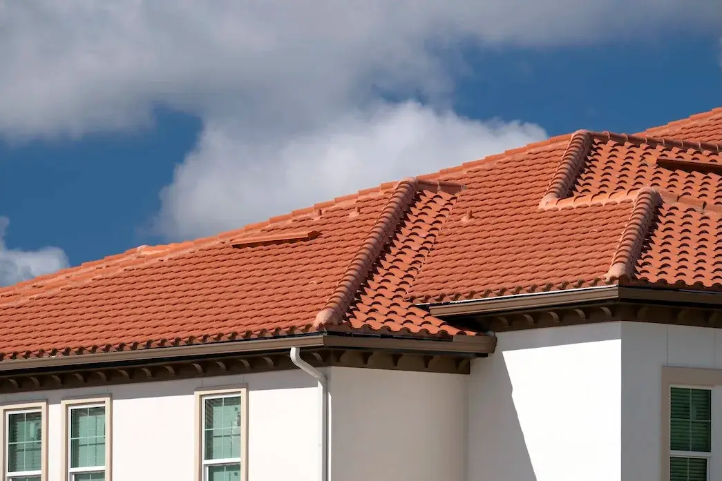 Residential roof tile cleaning in Orlando