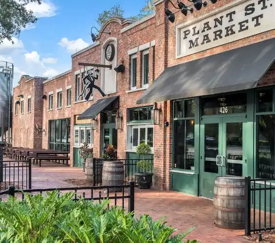 Winter Garden Plant Street Market exterior
