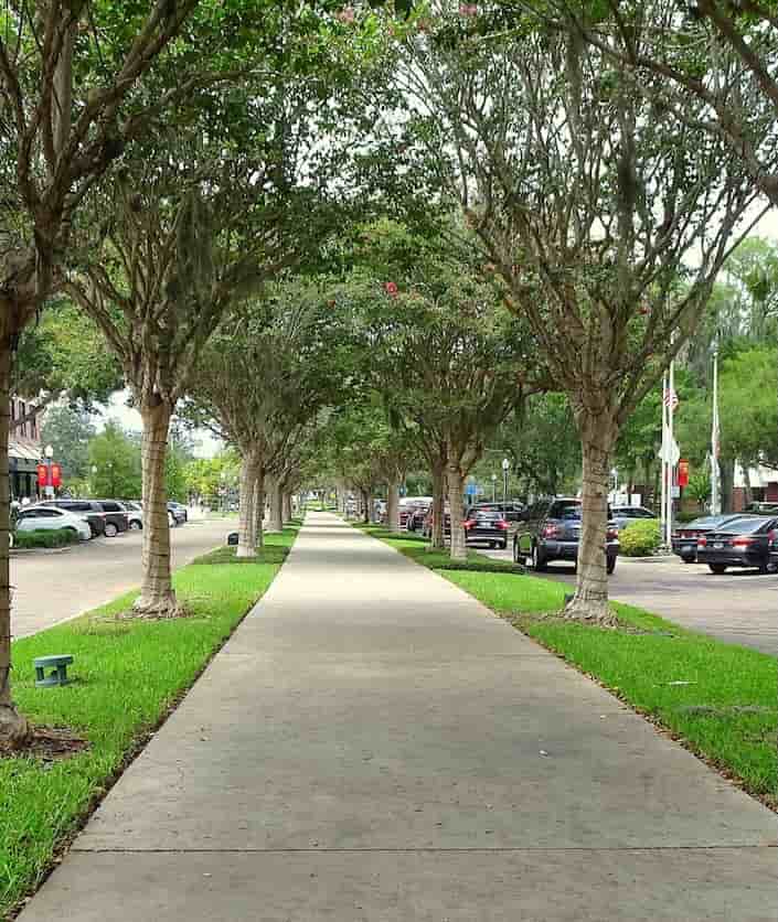 Winter Garden West Orange Trail downtown walkway